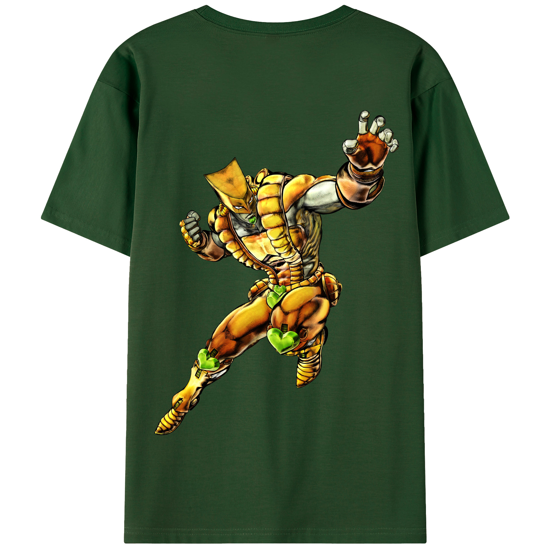 （画像用） ジョジョの奇妙な冒険 ディオ?ブランドー JoJo's Bizarre Adventure Dio Brando 綿100％半袖Tシャツ（背面プリント）